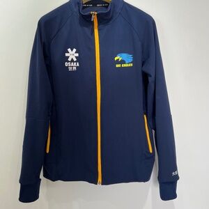 Osaka Navy and Orange full-zip WC Eagles Branded Performance Sport Jacket Large